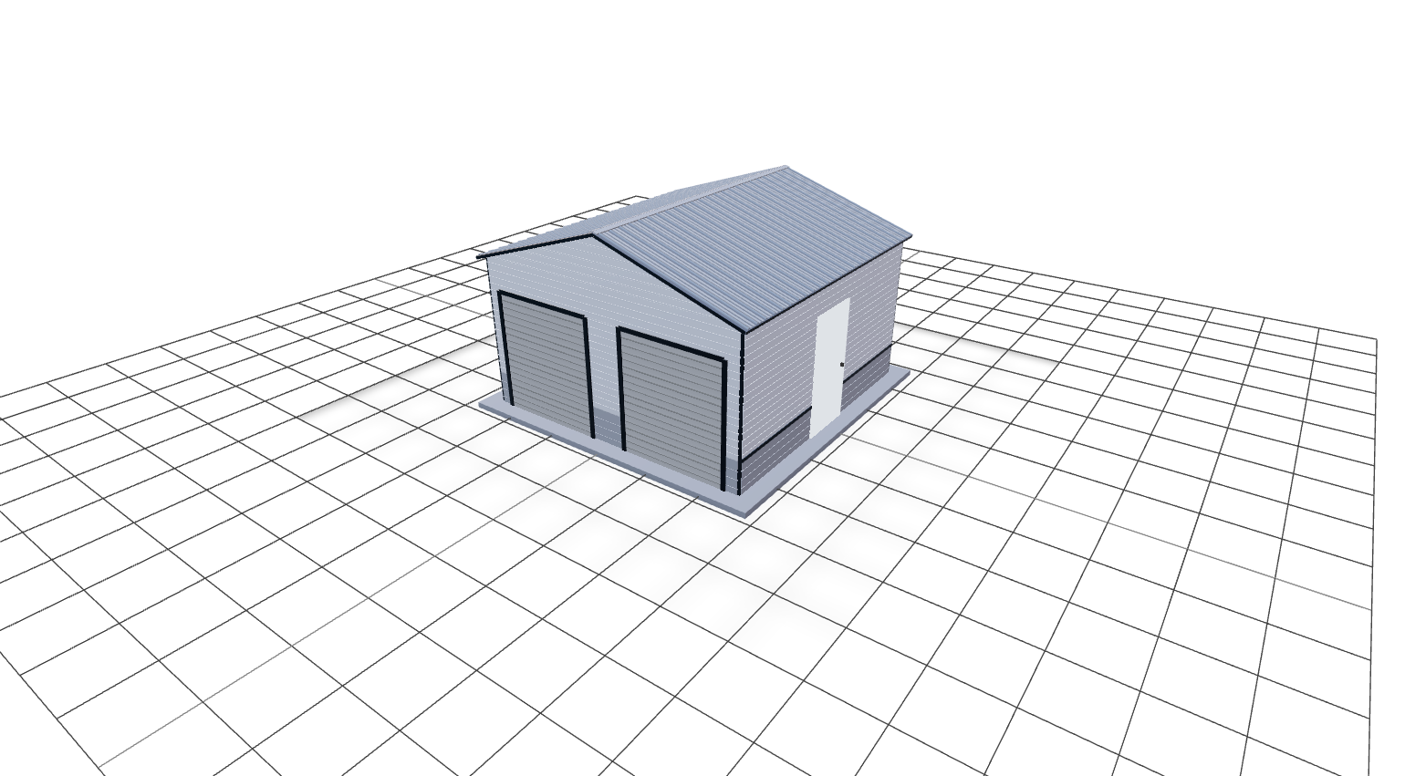 Enclosed garage